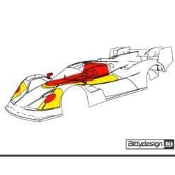 Bittydesign Aesthetic-Tuning-Kit für AMR10 LMH-Karosserie