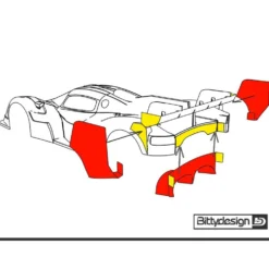 Bittydesign Aesthetic-Tuning-Kit für AMR10 LMH-Karosserie