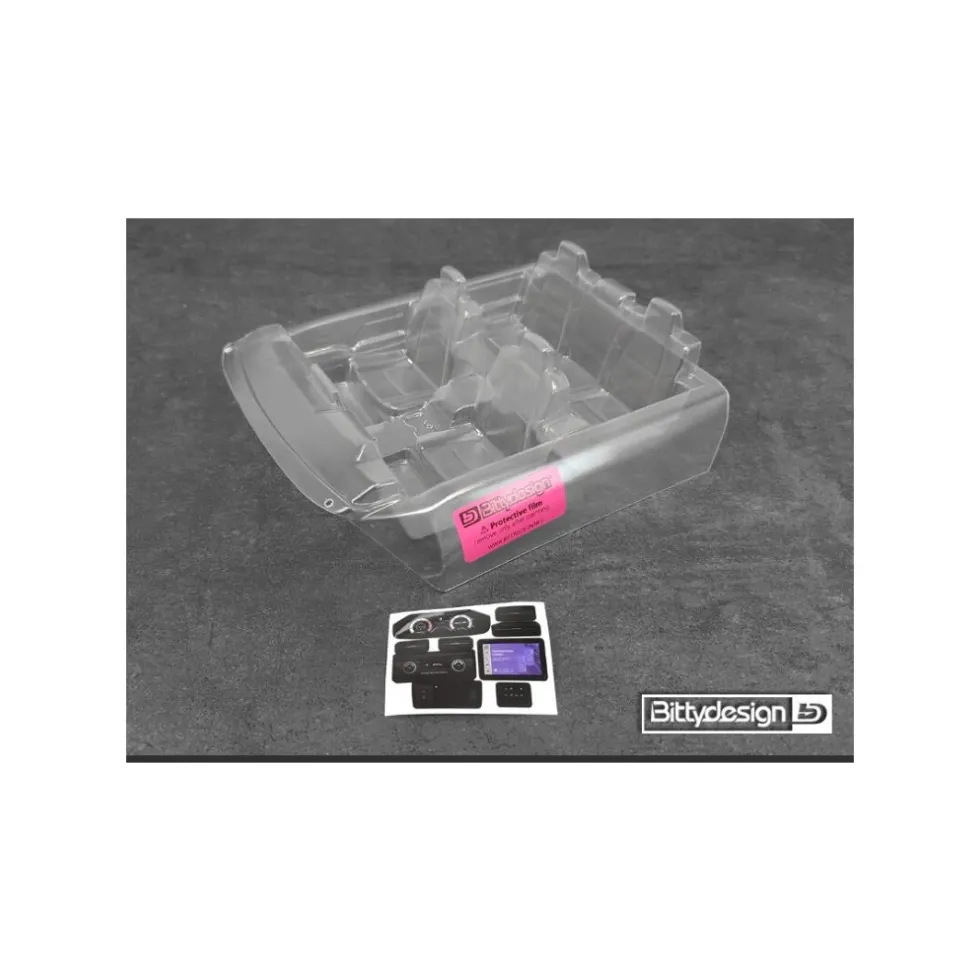 Bittydesign Interieur / Cockpit (unlackiert) für T400 Karosserie 1:10 Rock Crawler