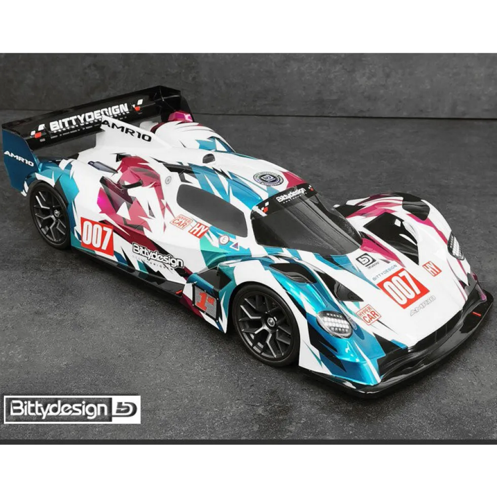 Bittydesign Karosserie AMR10 LMH 1:10 (unlackiert)