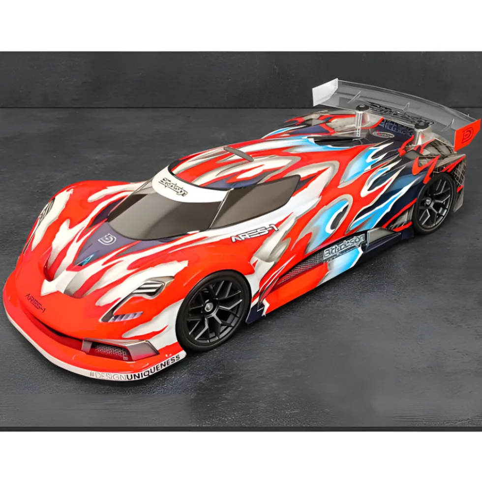 BittyDesign Karosserie ARES-1 GT 190mm 1:10 (unlackiert)