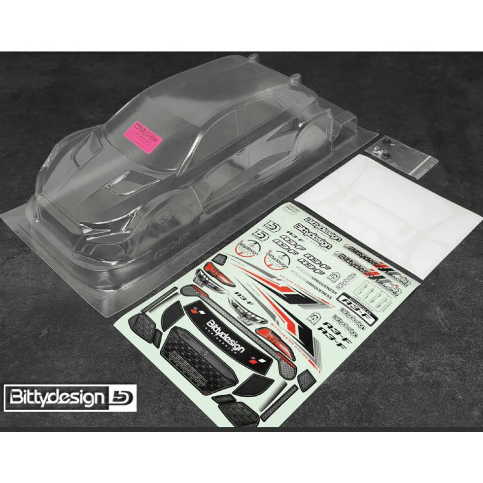 Bittydesign Karosserie-Satz A3-F 1:10 FWD 190mm - Ultra Light Weight - 0.5mm - unlackiert