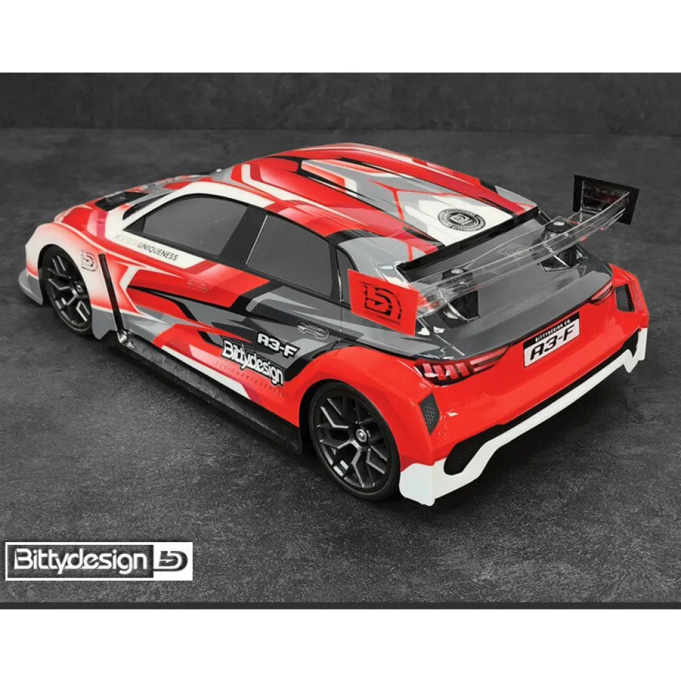 Bittydesign Karosserie-Satz A3-F 1:10 FWD 190mm - Ultra Light Weight - 0.5mm - unlackiert
