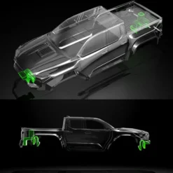 Bittydesign Karosserie T-400 1:18 Pre-cut (unlackiert) für Traxxas TRX-4M