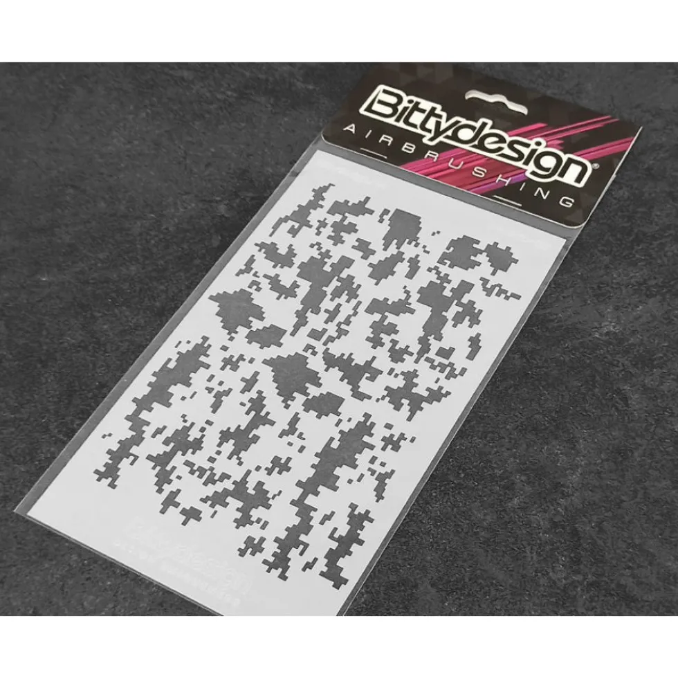 Bittydesign Vinyl Stencil / Schablone Camo Digi