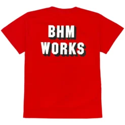 Blockhead Motors T-Shirt BHM Works / rot (XL)