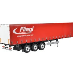Carson 500907235 3-Achs Fliegl Megarunner Plane (Rot) 1:14