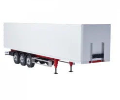Carson 500907792 3-Achs Kofferauflieger Ver.III weiß 1:14 Bausatz
