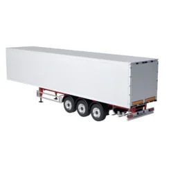 Carson 500907792 3-Achs Kofferauflieger Ver.III weiß 1:14 Bausatz