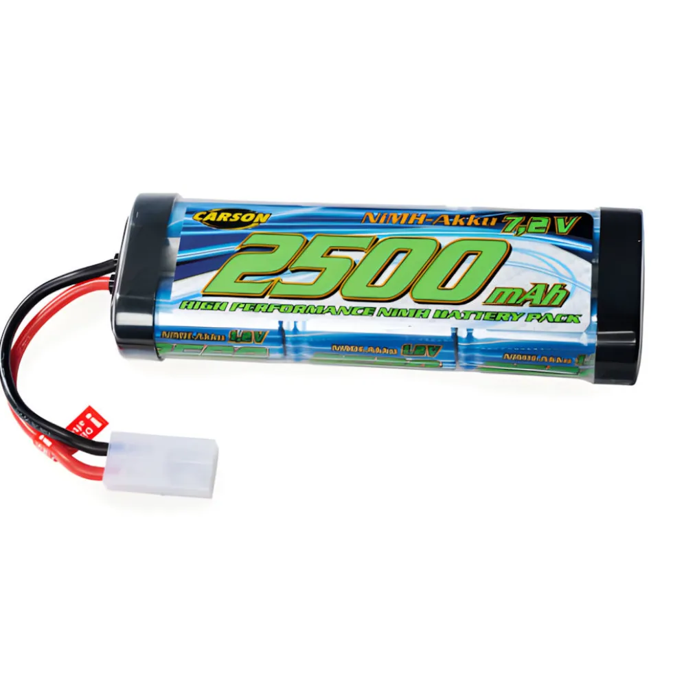 Carson 500608222 Akku NiMH 7,2V 2500mAh Racing-Pack Tamiya-Stecker