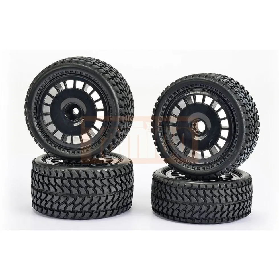 Carson 500900134 All-Terrain 2WD Reifen-Set (4) Kompletträder