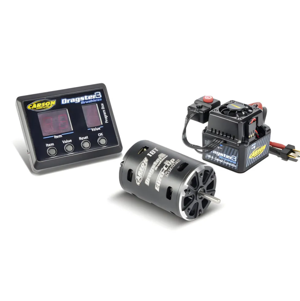 Carson 500906247 Brushless-Set Dragster-3 18T