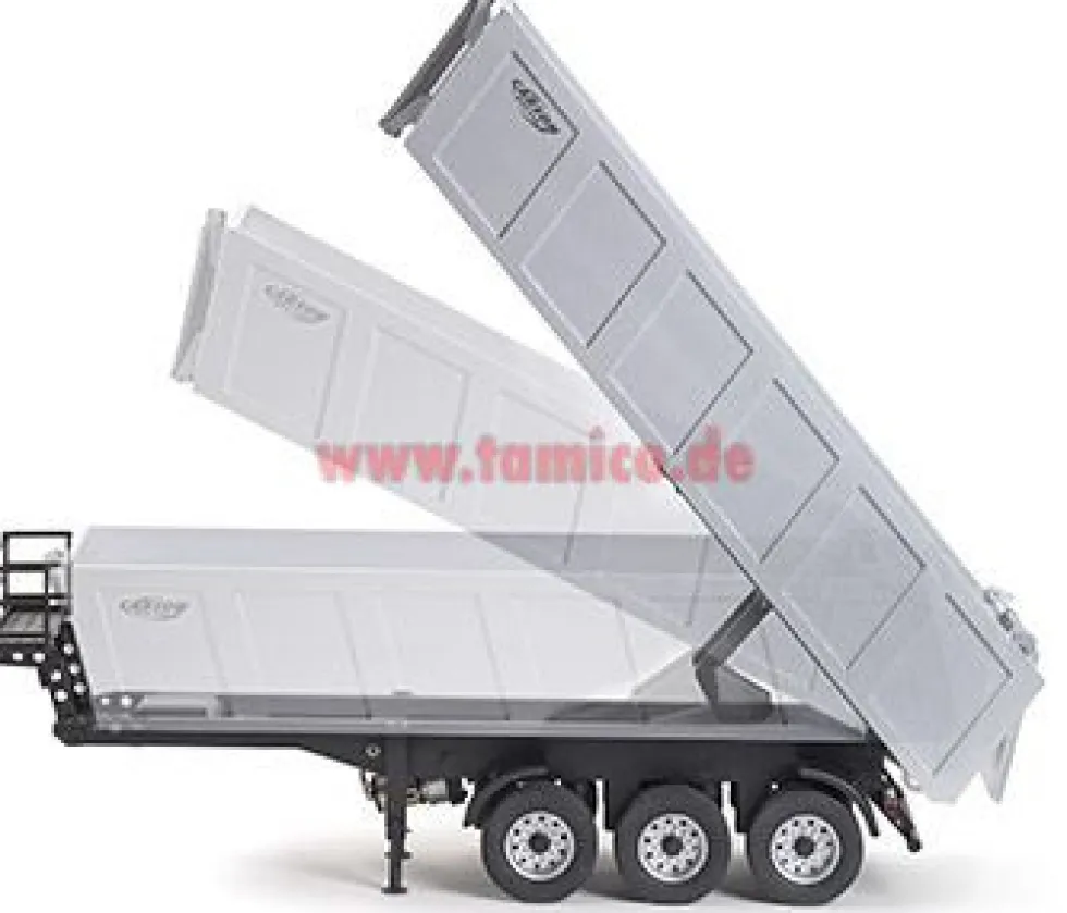 Carson 500907050 Kippsattelauflieger / Muldenkipper (3-Achsen) Bausatz