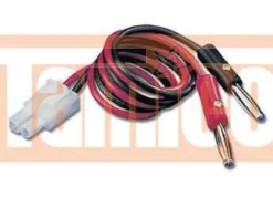 Carson 500503028 Ladekabel mit Tamiya-Stecker (vergoldete Stifte)