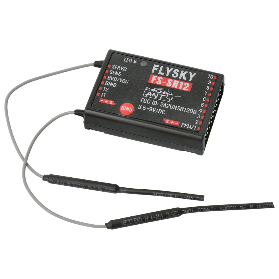 FlySky Empfänger SR12 ANT 12-Kanal