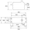 Futaba Servo S-C400 Low-Profile 0,08s/8kg HV (S-Bus)