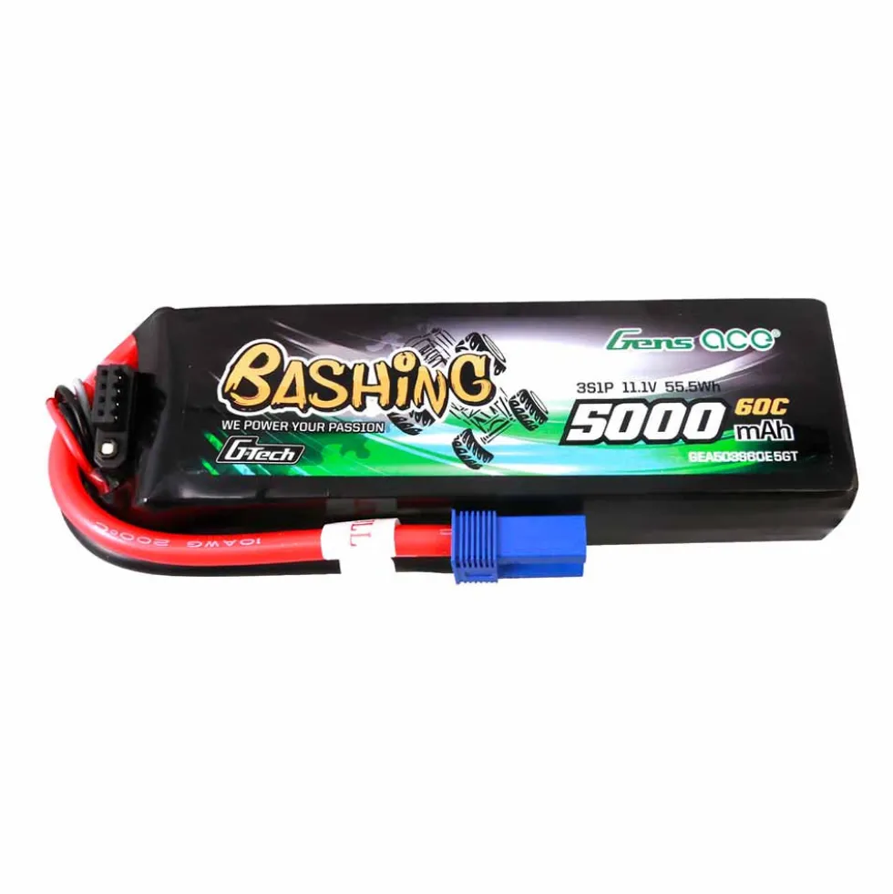 Gens ace Lipo Akku 5000mAh 11,1V 60C 3S1P EC5 Plug-Bashing Series