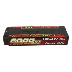 Gens ace Lipo Akku Redline 6000mAh 7.6V 130C 2S2P HardCase(#57) HV