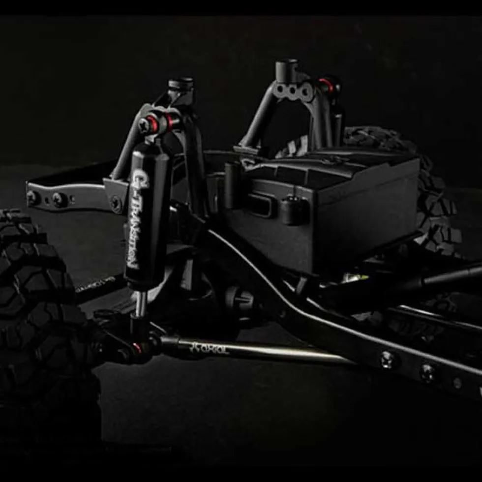 Gmade Alu Dämpfer G-TRANSITION schwarz 80mm (4) für Tamiya High-Lift