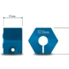 Gmade Alu 12mm Radmitnehmer (10mm dick) blau (4 Stk.)