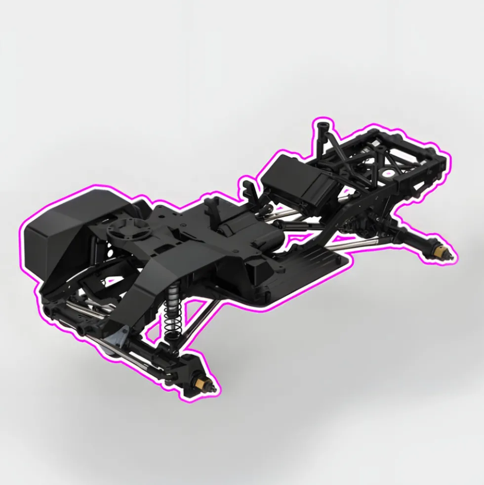 Gmade GS02F TC Pro Chassis Bausatz 1:10