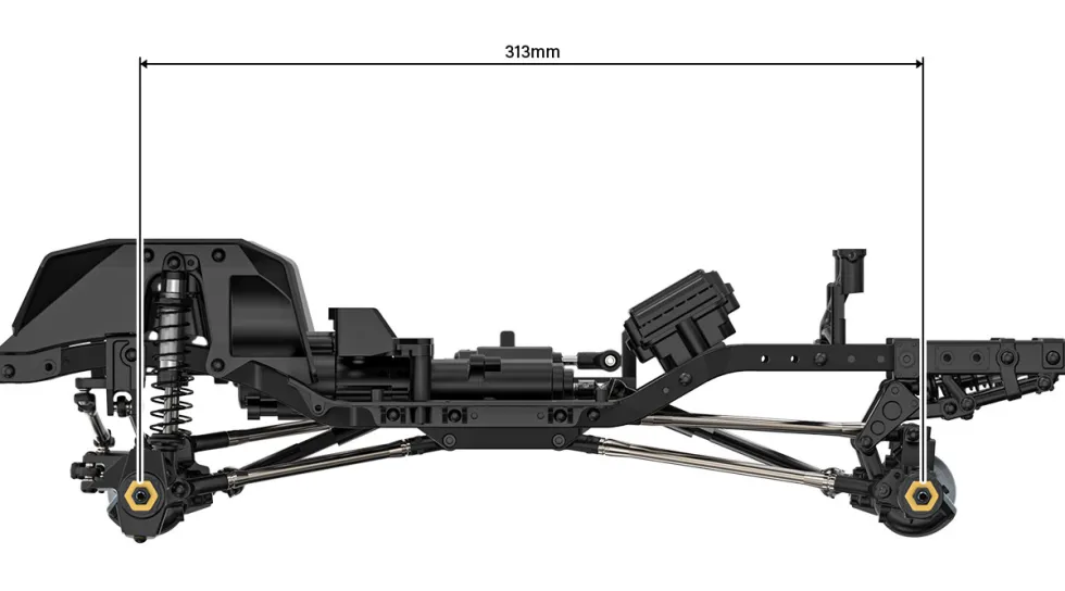 Gmade GS02F TC Pro Chassis Bausatz 1:10