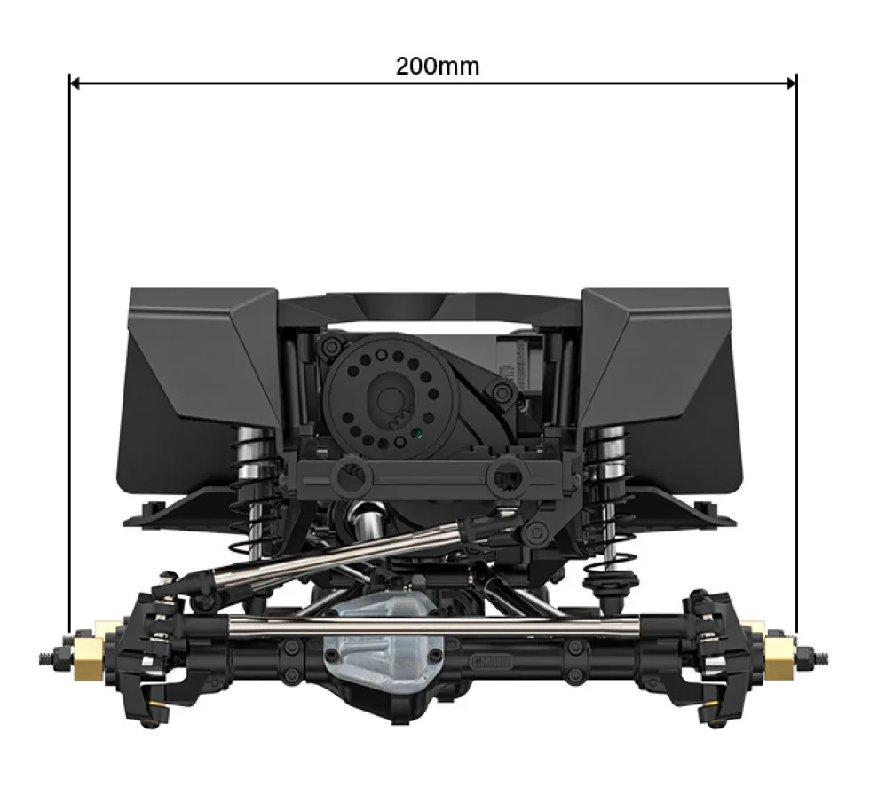 Gmade GS02F TC Pro Chassis Bausatz 1:10