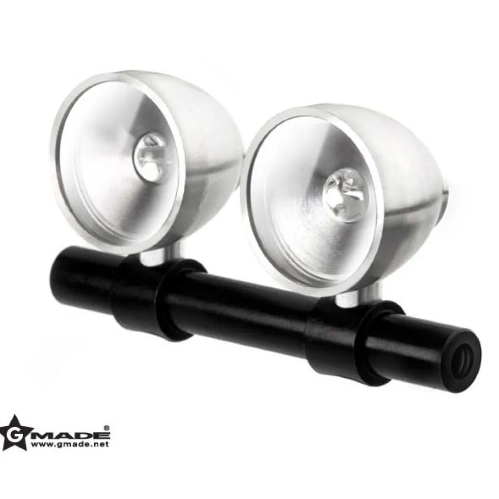 Gmade Metall Lampen-Bügel mit 2 LEDs (5 V) für GMade R1