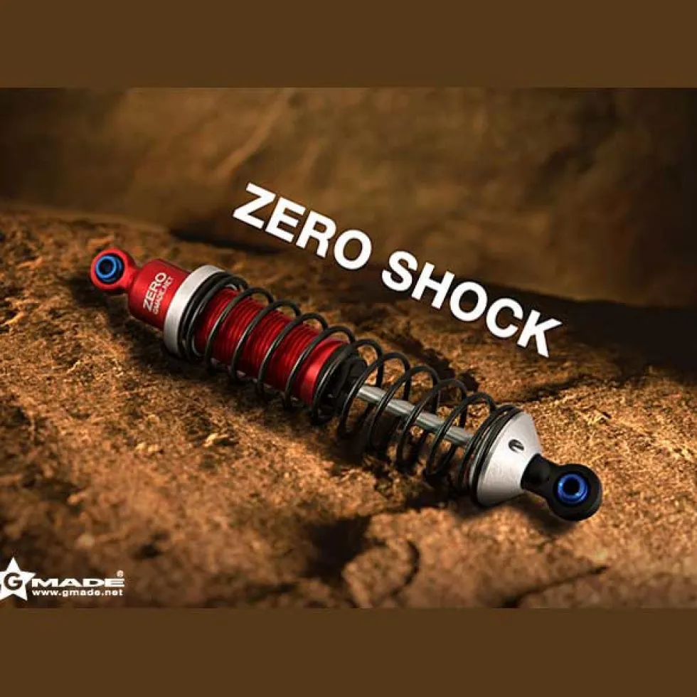 Gmade Team ZERO Alu Dämpfer-Satz 104 mm (4 Stk. rot)