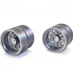 GPM Alu Truckfelgen hinten (silbergrau, 1 Paar, 10-Loch) 1:14 #TRU091R