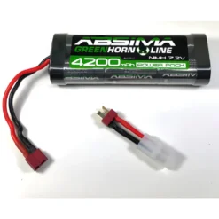 Greenhorn NiMH Stick Pack 7.2V 4200 (T-Plug + Tamiya Adapter)