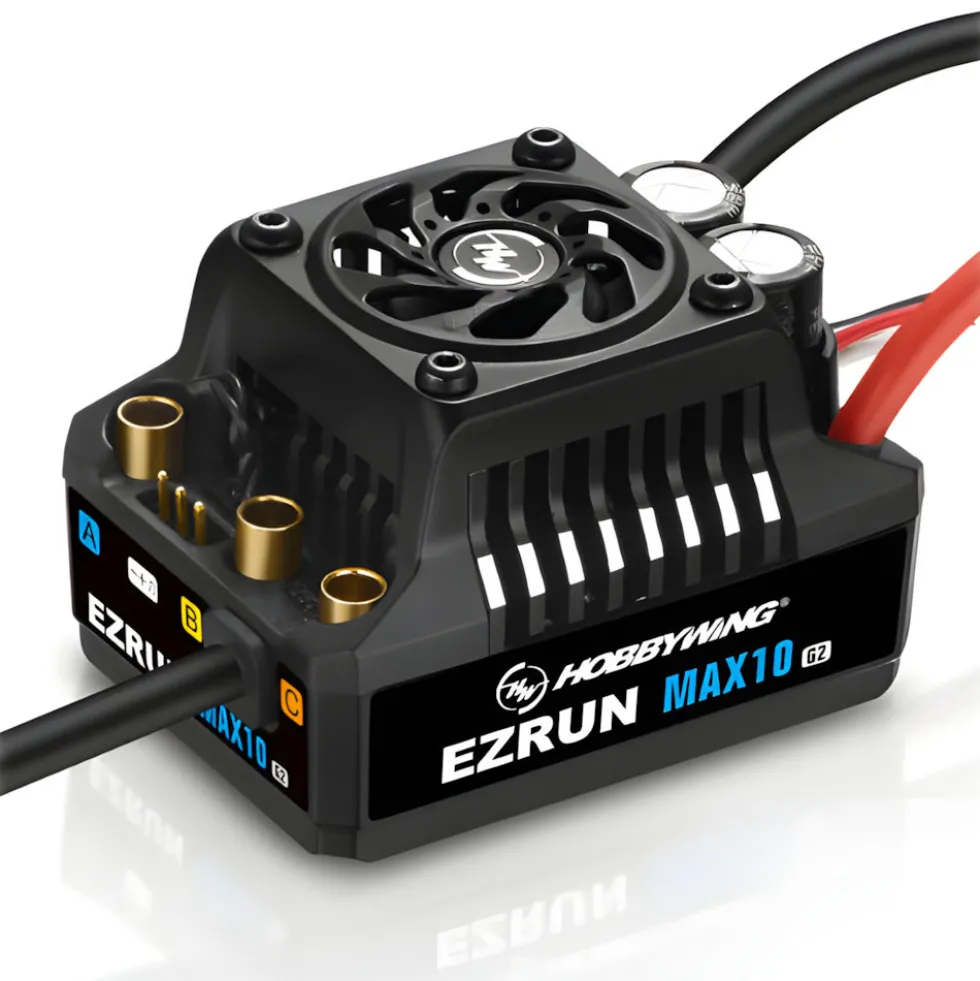 Hobbywing Ezrun MAX10 G2 Regler 80A, 2-3S LiPo, BEC 5A