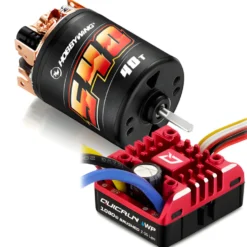 Hobbywing Quicrun Brushed WP1080 (G2) Combo mit 540 40T Motor