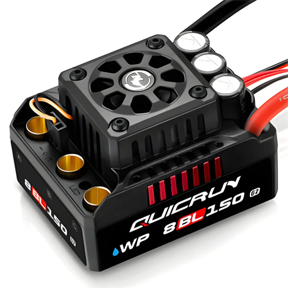 Hobbywing QuicRun WP8BL150 G2 Brushless Regler 150A 3-6S für 1:8