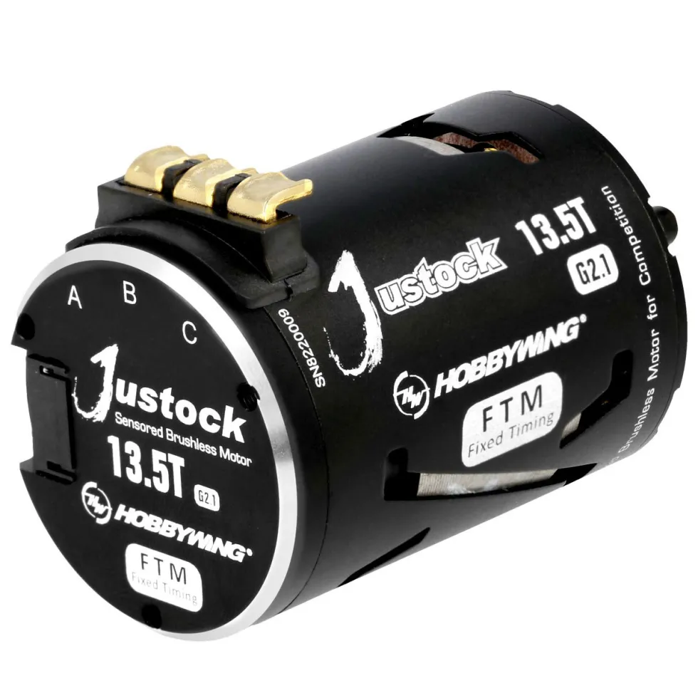 Hobbywing Xerun Justock Brushless-Combo G3S mit 13.5 Turn 3200kV für 1:10 Stock