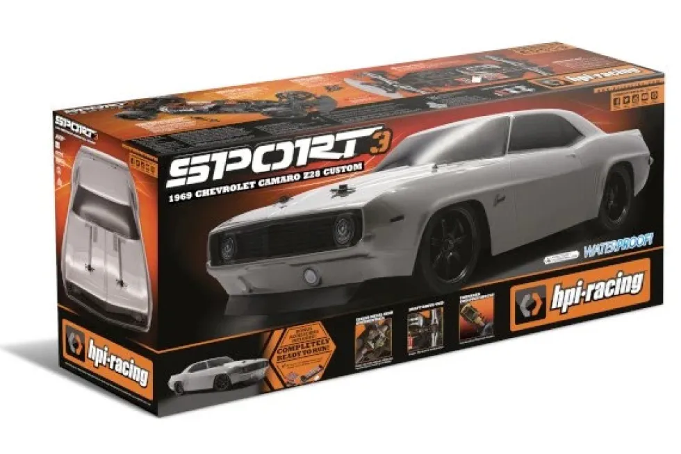 HPI 160423 Chevrolet Camaro 1969 Z28 Custom RS4 Sport 3 RTR