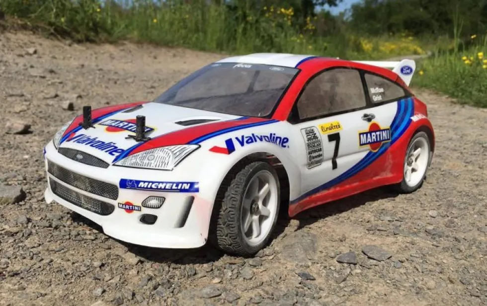 HPI 7412 Ford Focus WRC Karosserie 200mm unlackiert