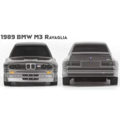 HPI Racing BMW M3 E30 Ravaglia 1989 nano-TTR 1:64 Dark Silver