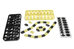 HPI Racing nano-TTR Curb Set - Schwarz/Gelb
