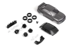 HPI Racing 160997 nano-TTR Karosserie-Satz BMW M3 E30 1989 Ravaglia Dark-Silver (lackiert)