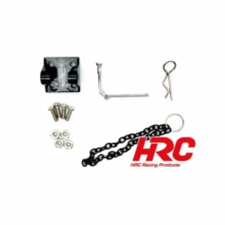 HRC Anhängerkupplung (schwarz) 1:10