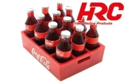 HRC Cola-Flaschen in Plastik-Kiste Deko 1:10