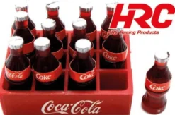 HRC Cola-Flaschen in Plastik-Kiste Deko 1:10