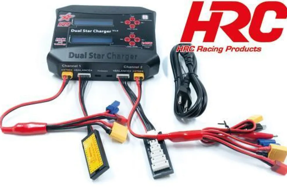 HRC Ladegerät Dual-Star Charger V3 2x120W 12/230V