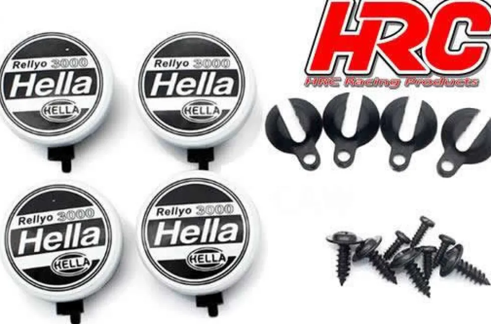 HRC Lampenset 1:10 Hella Cover (4) ohne LEDs