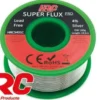 HRC Lötzinn ohne Blei - Super Flux Pro 4% Silver 10.5m (G.W. 100g)