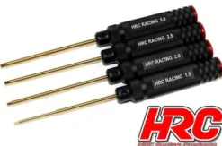 HRC Pro Racing 6-kant-Schlüssel-Satz Titanium 1.5 / 2 / 2.5 / 3mm