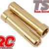 HRC Racing Goldkontakt-Stecker Adapter 5.0mm zu 4.0mm (2)