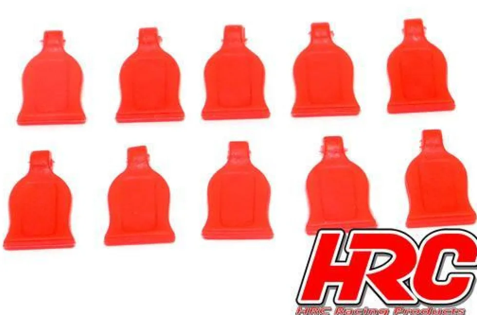 HRC Racing Grip für Karosserieklammern 1:10 Rot (10)
