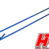 HRC Racing Karosserieklammern - 1/10 - Lang - Klein Kopf - Blau (10 Stk.)